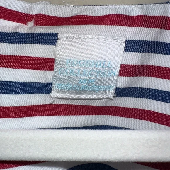 Edgehill Collection Red, White, and Blue Striped Dress 18 Month Flag Smocked - Picture 5 of 8